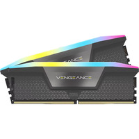 Corsair 64 GB DDR5-6000 (2x 32 GB) Kit werkgeheugen Grijs, CMH64GX5M2D6000Z40, Vengeance RGB, XMP, EXPO