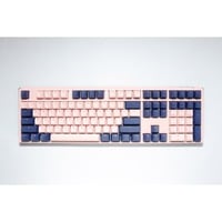 Ducky One 3 Fuji, toetsenbord Roségoud/donkerblauw, US lay-out, Cherry MX Brown, PBT Double Shot, hot swap
