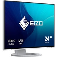 EIZO FlexScan EV2495-WT 24.1" monitor Wit, HDMI, DisplayPort, 3x USB-A, USB-B, 2x USB-C, RJ-45