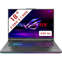 ASUS ROG Strix G18 (G814PM-S9012W) 18" gaming laptop Grijs | Ryzen 9 8940HX | RTX 5060 | 16 GB | 1 TB SSD | 240 Hz