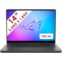 ASUS Zephyrus G14 (GA403WW-QS075W) 14"  gaming laptop Grijs | Ryzen AI 9 HX 370 | RTX 5080 | 32 GB | 2 TB SSD | 120 Hz