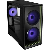 Lian Li Vector V150 INF midi tower behuizing Zwart | 2x USB-A | 1x USB-C | RGB | Tempered Glass