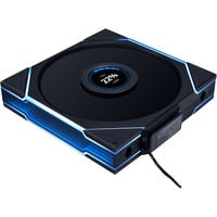 Lian Li UNI FAN TL 140 LCD Wireless Reverse Blade RGB case fan Zwart, 140 x 140 x 28 mm, PWM, 1x 9-pin USB