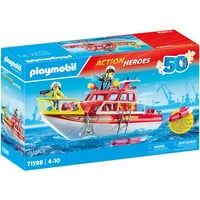PLAYMOBIL Playm. Feuerlöschboot Constructiespeelgoed 