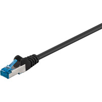 goobay Cat.6A netwerkkabel Zwart/blauw, 50 meter, S/FTP, RJ-45