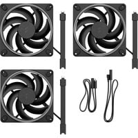 Fractal Design Momentum 14 RGB 3-pack Black case fan Zwart, 4-pin PWM connector, ARGB Gen 2 (20 LEDs)