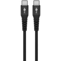goobay Supersoft USB-C naar USB-C 2.0 kabel Zwart, 0,5 meter