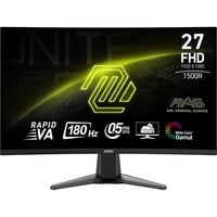MSI MAG 27C6F 27" curved gaming monitor Zwart, 2x HDMI, DisplayPort, 180 Hz