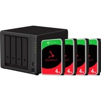 Synology DiskStation DS923+ incl. 4x 4 TB Seagate Ironwolf harde schijf nas Zwart, 2x LAN, eSATA, USB 3.2 Gen 1