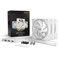 be quiet! Light Wings PWM RGB case fans Wit, 3 stuks, 120 x 120 x 25 mm, Incl. controller