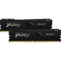 Kingston FURY Beast 32 GB DDR4-3600 (2x 16 GB) werkgeheugen Zwart, KF436C18BBK2/32, XMP 2.0