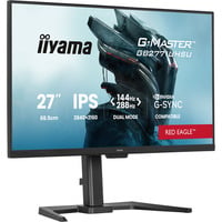 iiyama G-Master Red Eagle GB2771UHSU-B1 27" 4K UHD gaming monitor Zwart (mat), 2x HDMI, DisplayPort, 2x USB-A, 2x USB-C, 144 Hz / 288 Hz