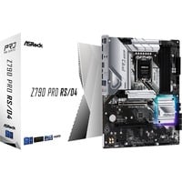 ASRock Z790 PRO RS/D4 socket 1700 moederbord Zilver/zwart, RAID, 2.5 Gb-LAN, Sound, ATX