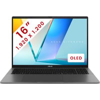 ASUS Vivobook S16 (M3607GA-SH004W) 16"  Copilot+ laptop Grijs | Ryzen AI 7 445 | Radeon Graphics | 32 GB | 1 TB SSD