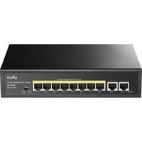 Cudy 8-GbE PoE+ Switch with 2 Uplink GbE Zwart