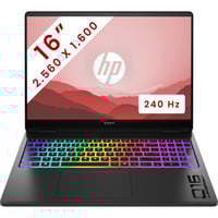 HP OMEN MAX 16 (ak0007nb) 16"  gaming laptop Zwart | Ryzen AI 9 HX 375 | RTX 5080 | 24 GB | 1 TB SSD | 240 Hz