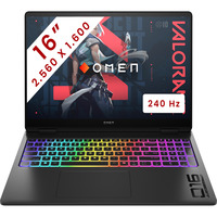 OMEN MAX 16 (ak0007nb) 16" gaming laptop Zwart | Ryzen AI 9 HX 375 | RTX 5080 | 24 GB | 1 TB SSD | 240 Hz