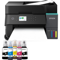 Epson EcoTank ET-3950 all-in-one inkjetprinter Zwart, Scannen, Kopiëren, Wi-Fi, inclusief tot 3 jaar inkt