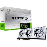 MSI GeForce RTX 5080 VENTUS 3X OC WHITE grafische kaart 3x DisplayPort, 1x HDMI