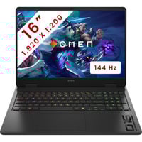 OMEN 16 (ap0019nb) 16" gaming laptop Zwart | Ryzen AI 7 350 | RTX 5050 | 16 GB | 1 TB SSD | 144 Hz