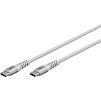goobay Supersoft USB-C kabel Wit, 0,5 meter