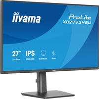 iiyama ProLite XB2793HSU-B1 27" monitor Zwart (mat), HDMI, DisplayPort, 2x USB-A, USB-B