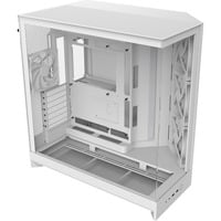 NZXT H9 Flow midi tower behuizing Wit (mat) | 2x USB-A | 1x USB-C | Tempered Glass