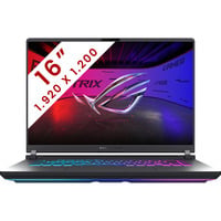 ASUS ROG Strix G16 (G615LW-RV009W) 16"  gaming laptop Grijs | Core Ultra 9 275HX | RTX 5080 | 16 GB | 1 TB SSD | 165 Hz