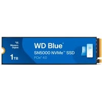 WD Blue SN5000 NVMe, 1 TB SSD Blauw, WDS100T4B0E, M.2 2280, PCIe Gen4 x4