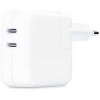 Apple Lichtnetadapter van 35 W met twee USB‑C-poorten oplader Wit