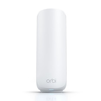 Netgear Orbi 370 Serie Dual-Band WiFi 7-mazig uitbreidingssatelliet mesh router Wit