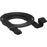 Corsair PSU 90° 12V-2x6 Style A Cable kabel Zwart, 65 cm