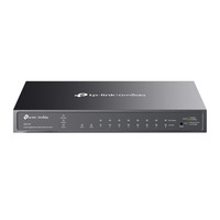 TP-Link Omada SG2210P 10-Poorts Gigabit Smart Switch Zwart, 8x PoE+, 2x Gigabit SFP