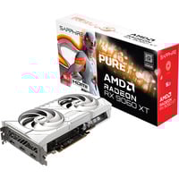 SAPPHIRE Radeon RX 9060 XT PURE 16GB OC grafische kaart 1x DisplayPort, 2x HDMI