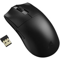 Sharkoon FIREGLIDER One gaming muis Zwart, 400 - 12.000 DPI, 2.4 GHz / USB