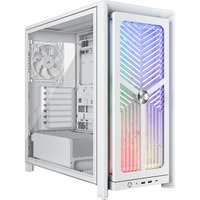 Corsair FRAME 4000X RS midi tower behuizing Wit | 2x USB-A | 1x USB-C | RGB | Tempered Glass
