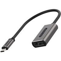 Sitecom USB-C naar DisplayPort adapter Zwart/aluminium