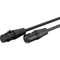 goobay XLR-aansluitkabel Zwart, 5 meter