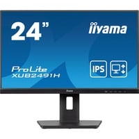 iiyama ProLite XUB2491H-B1 23.8" monitor Zwart, 100 Hz, HDMI, DisplayPort