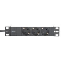Digitus DN-95411 stekkerdoos Zwart/aluminium