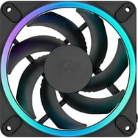 Fractal Design Momentum 12 RGB Black case fan Zwart, 4-pin PWM connector, ARGB Gen 2 (16 LEDs)