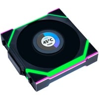 Lian Li UNI FAN SL120 LCD Wireless RGB case fan Zwart, 120 x 124.5 x 28 mm, PWM