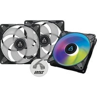 ARCTIC P14 PWM PST A-RGB case fans Zwart, 3 stuks, 140 x 140 x 27 mm