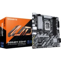 GIGABYTE B860M D3HP socket 1851 moederbord Wit, RAID, Gb-LAN, Sound, µATX