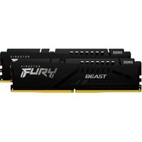 Kingston FURY 64 GB DDR5-6400 Kit werkgeheugen Zwart, KF564C32BBK2-64, Beast, XMP