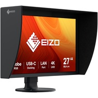 EIZO CG2700X ColorEdge 27" 4K Ultra HD monitor Zwart, 1x DisplayPort, 1x HDMI, 1x USB-C, 4x USB-A, 1x RJ-45