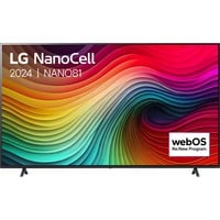 LG 65NANO82T6B 65" Ultra HD Led-tv Zwart, 3x HDMI, 2x USB-A, Optisch, CI, Bluetooth, LAN, WLAN, HDR10