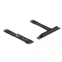 DeLOCK M.2 Key M>PCIe x16 NVMe adapter Zwart, 0,2 meter