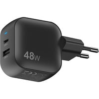Sitecom 48W GaN Power Delivery wandoplader Zwart