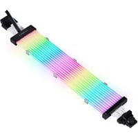 Lian Li Strimer Plus V2 16-12 - 12-pin > 12+4-pin GPU verlengkabel 0,32 meter, RGB leds